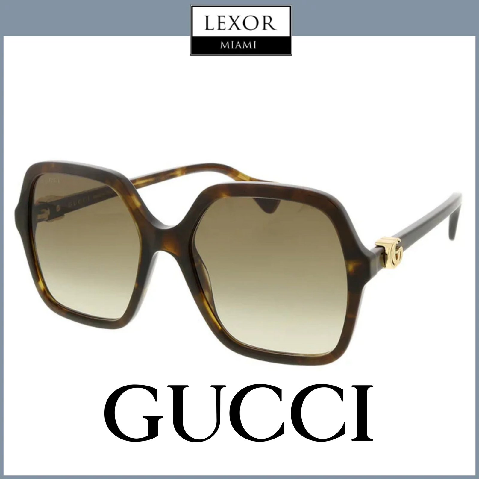 Gucci GG1072S 002 56 Gafas de sol MUJER ACETATO Lexor Miami