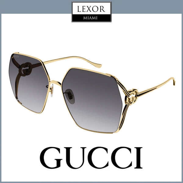 Gucci GG1322SA-001 64 Sunglass WOMAN METAL
