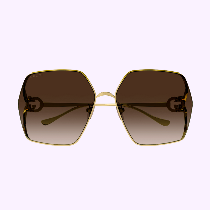 Gucci GG1322SA-002 64 Óculos de Sol Feminino Metal