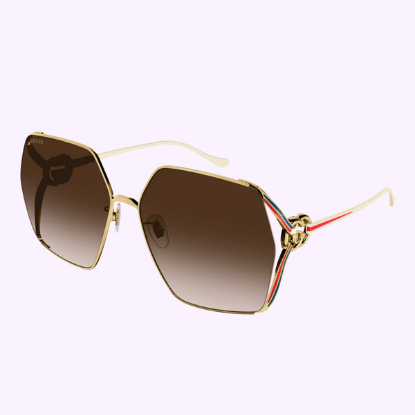 Gucci GG1322SA-002 64 Sunglass WOMAN METAL