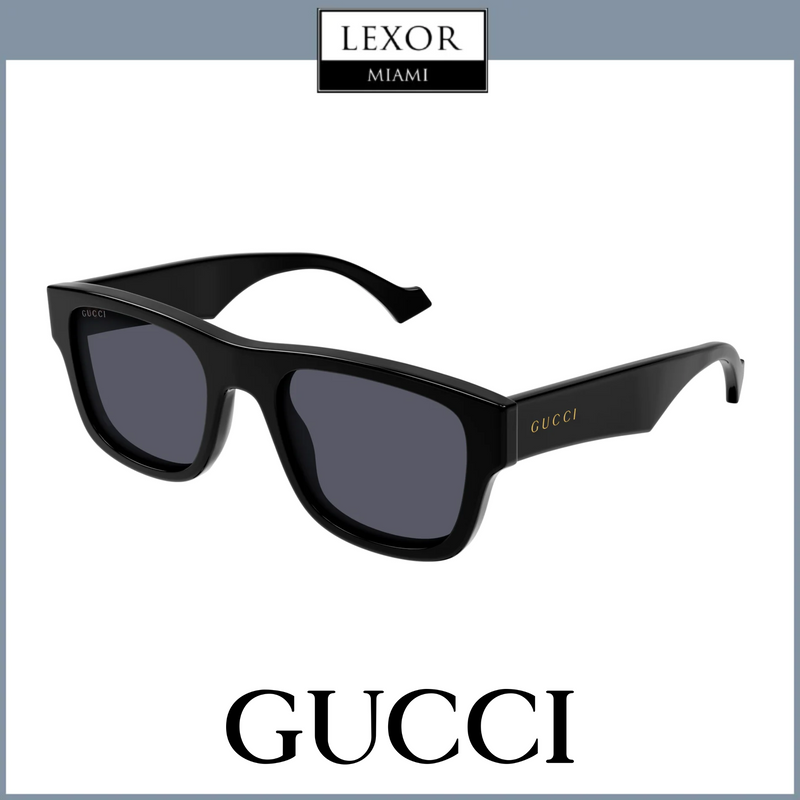 Gafas de sol para hombre Gucci GG1427S 001 53 de acetato reciclado