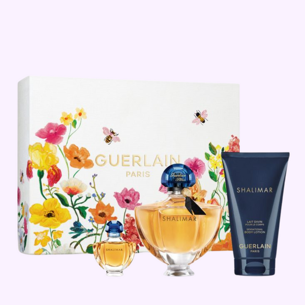 GUERLAIN SHALIMAR 1.7 EDP Women Perfume + 2.5 B/MILK + 5ML