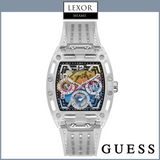 Reloj Guess GW0499G3 PHOENIX CLEAR CASE SILICONA TRANSPARENTE para hombre