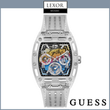 Guess GW0499G3 PHOENIX CLEAR CASE CLEAR SILICONE Man Watch