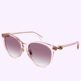 Angle View Gucci GG1180SK-005 56 Sunglass WOMAN ACETATE