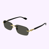 Gucci GG1221S-001 56 Óculos de Sol Unissex
