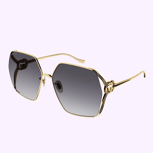 Gucci GG1322SA-001 64 Sunglass WOMAN METAL