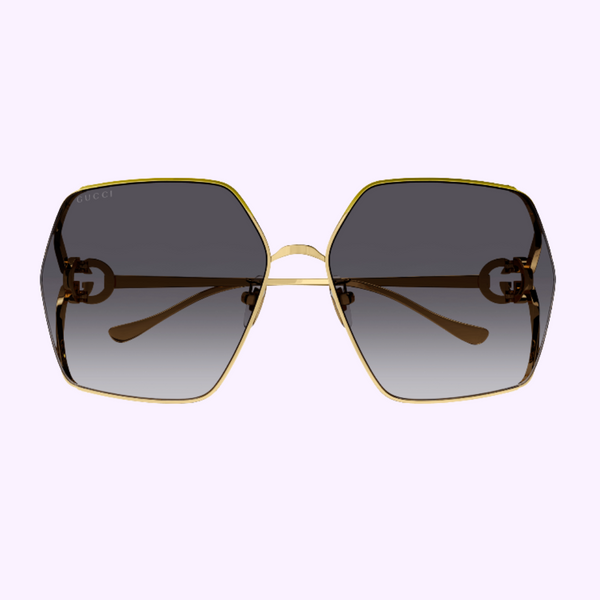 Gucci GG1322SA-001 64 Sunglass WOMAN METAL