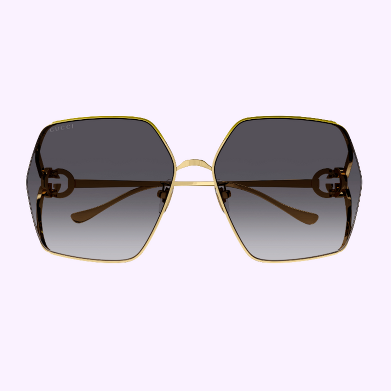 Gucci GG1322SA-001 64 Óculos de Sol Feminino Metal