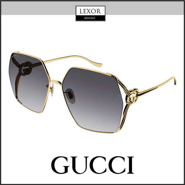 Gucci GG1322SA-001 64 Sunglass WOMAN METAL