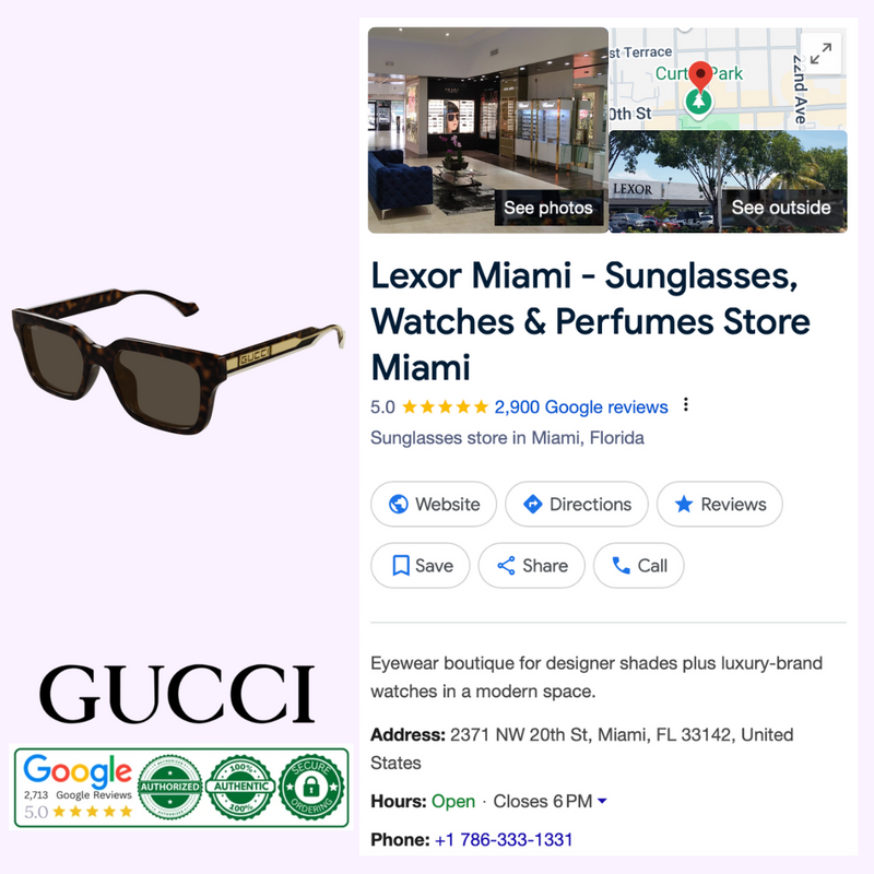 Gucci Sunglasses GG1732SK-002 55 Men Upc 889652502106