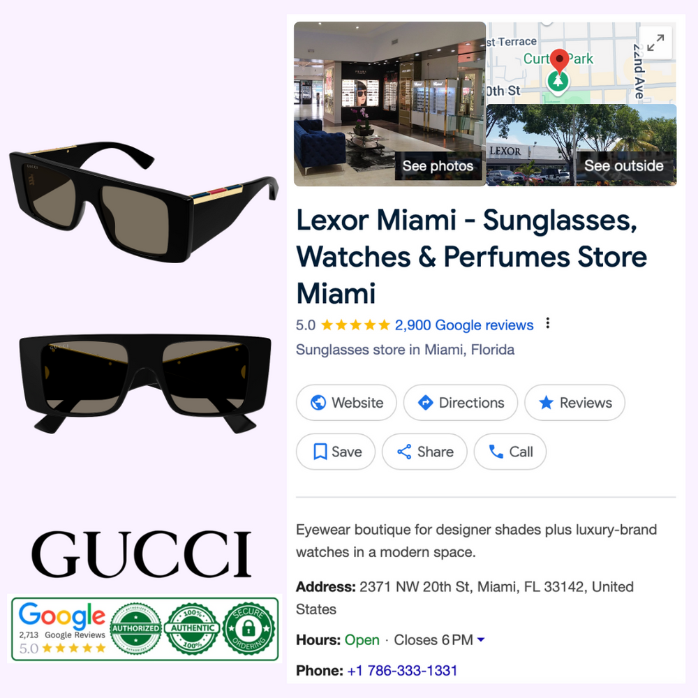 Gucci Sunglasses GG1888S-001 50 Men Upc 889652529332 – Lexor Miami