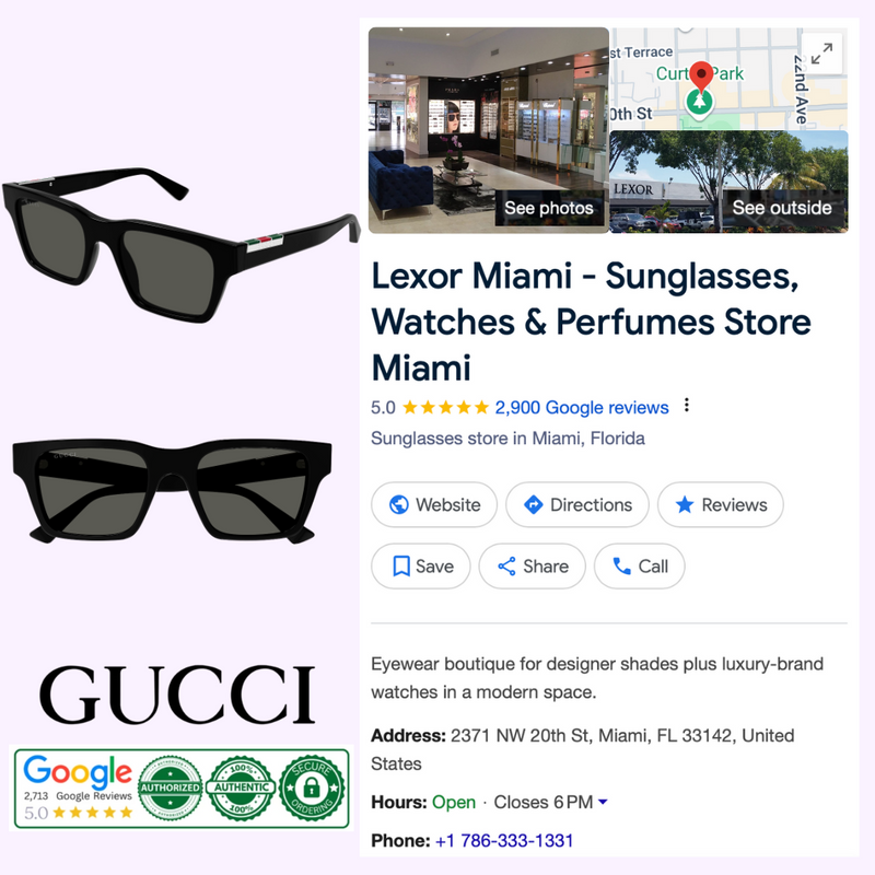 Gucci Sunglasses GG1889S-001 51 Men Upc 889652529424