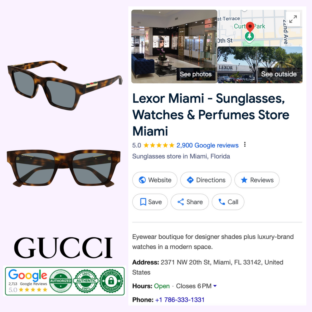 Gucci Sunglasses GG1889S-004 51 Men Upc 889652529455 – Lexor Miami