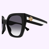 Gucci GG1300S-004 55 Óculos de Sol MULHER RECICLADO A