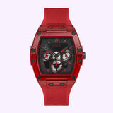 Front View Guess GW0203G5 Silicone Matte Men's Watches