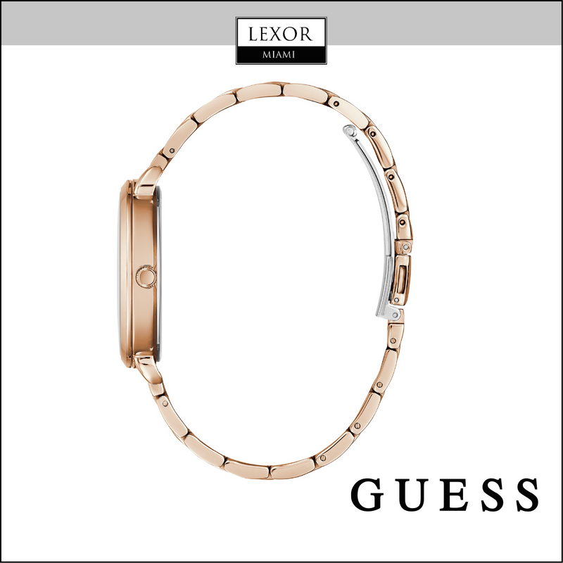 Guess GW0242L3 Sparkling Rose Rose Gold Stainless Steel Strap Women Watches