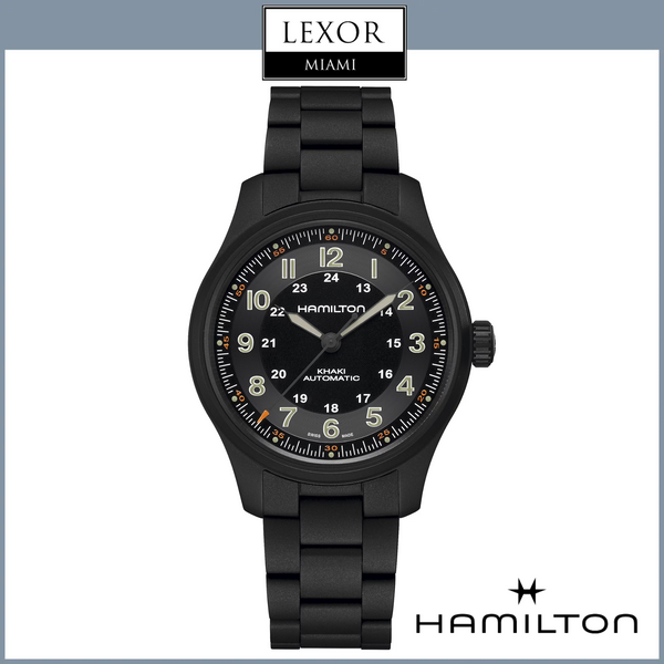 hamilton khaki black titanium