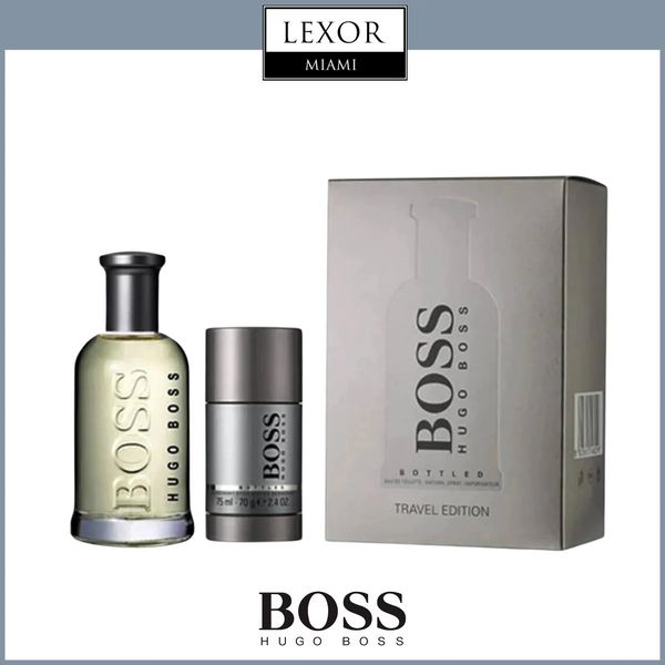 Hugo Boss Bottled (#6) Men Set 6.7OZ EDT/2.4oz Deodorant Stick