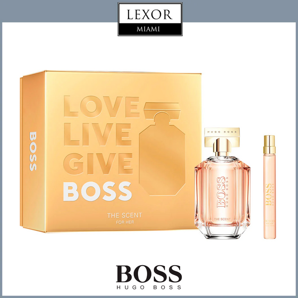 Hugo Boss The Scent 1.6oz EDP SP + 3.3oz Woman Set