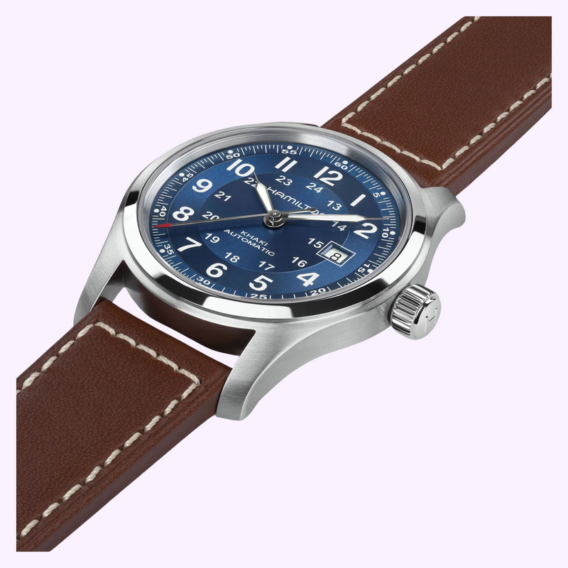 Hamilton H70605540 Khaki Field Auto 42mm Men Watch Upc:7630458805693