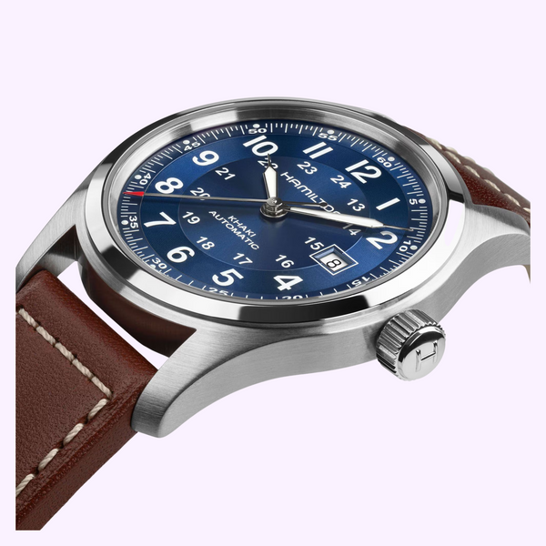 Hamilton H70605540 Khaki Field Auto 42mm Men Watch Upc:7630458805693