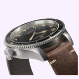 Angle View Hamilton Khaki Aviation Pilot Pioneer Watch H76205530