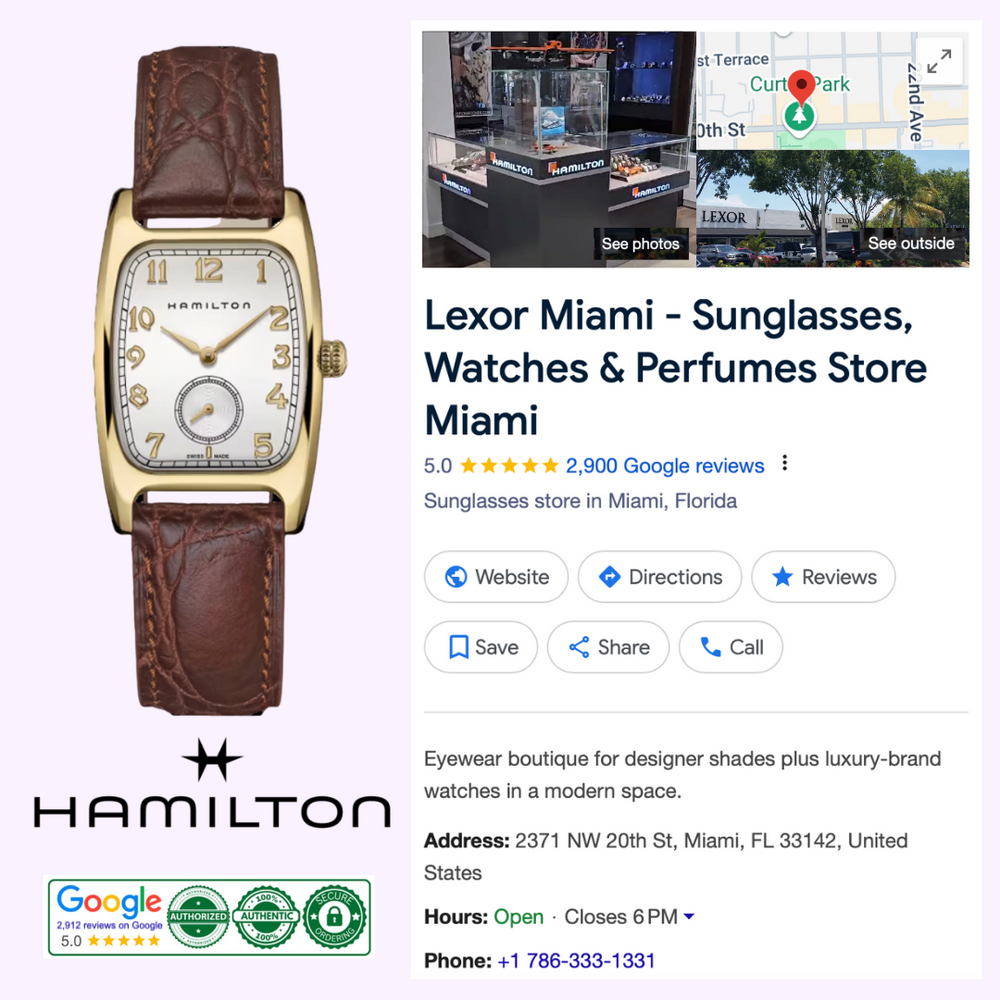 Hamilton American Classic Boulton Quartz Watch H13431553 – Lexor Miami