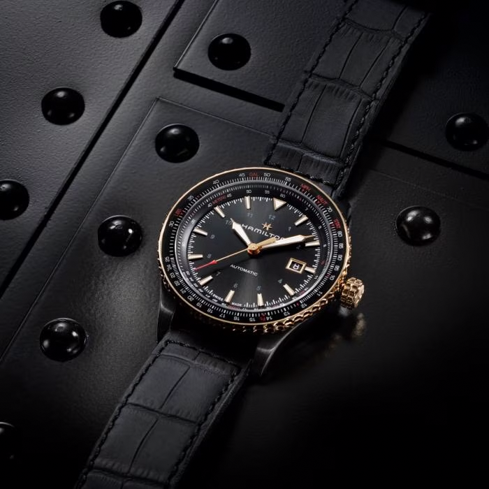 Hamilton Khaki Aviation Converter Auto Relógio Masculino H76635730