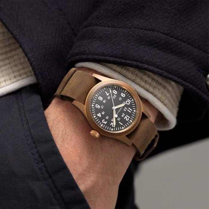 Hamilton Khaki Field Mechanical Bronze Men Watch H69459530 – Lexor