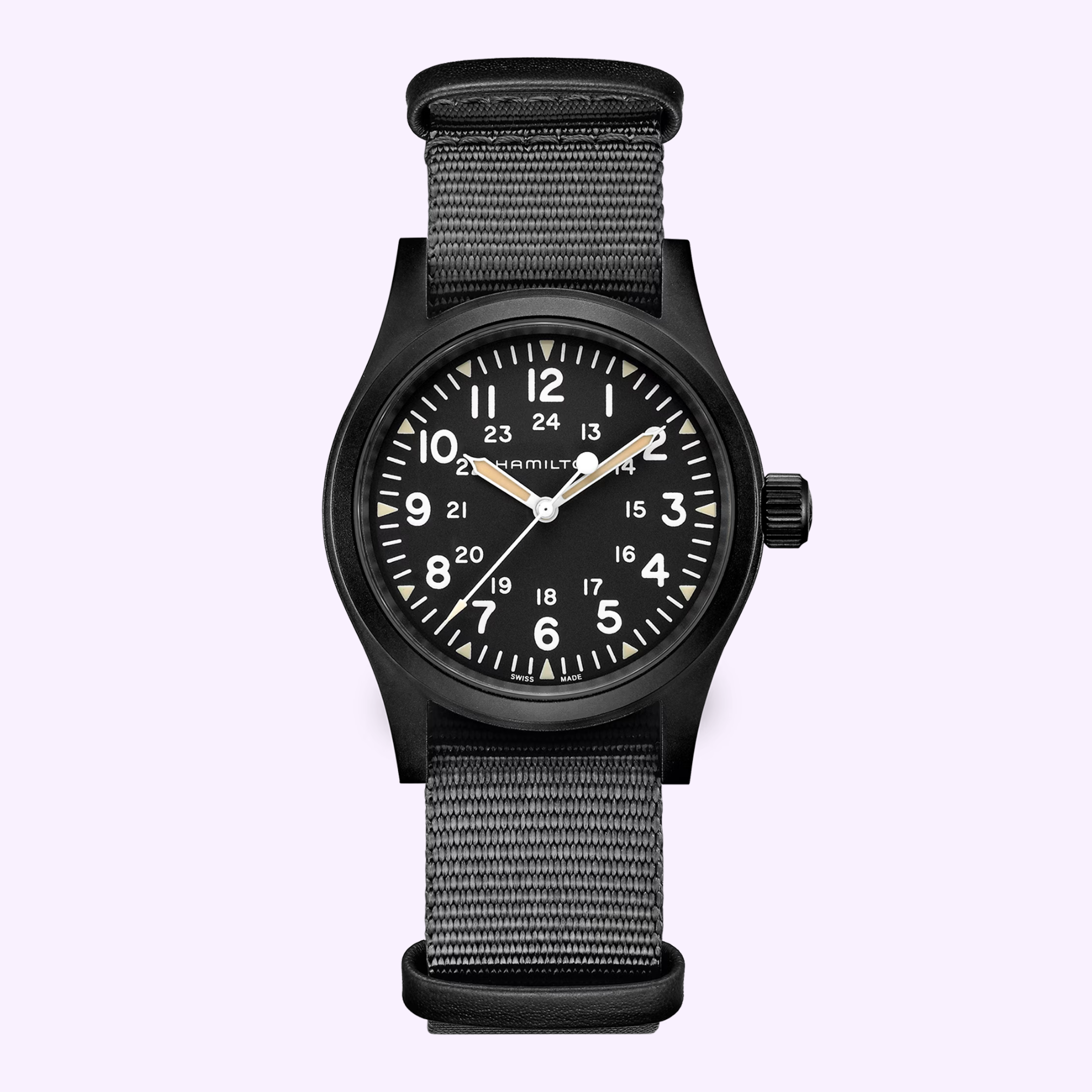 Front View Hamilton Watches Khaki Field Mechanical H69409930