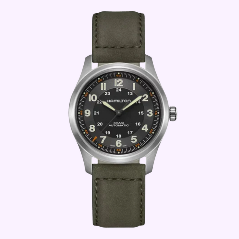 Reloj automático de titanio para hombre Hamilton Khaki Field H70205830