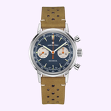Hamilton watched American Classic Intra-matic Chronograph H H38429541 front view leather strap