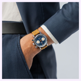 Hamilton watched American Classic Intra-matic Chronograph H H38429541 photo in rist leather strap