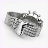 Hamilton watched American Classic Intra-matic Chronograph H H38429541 back view metal strap