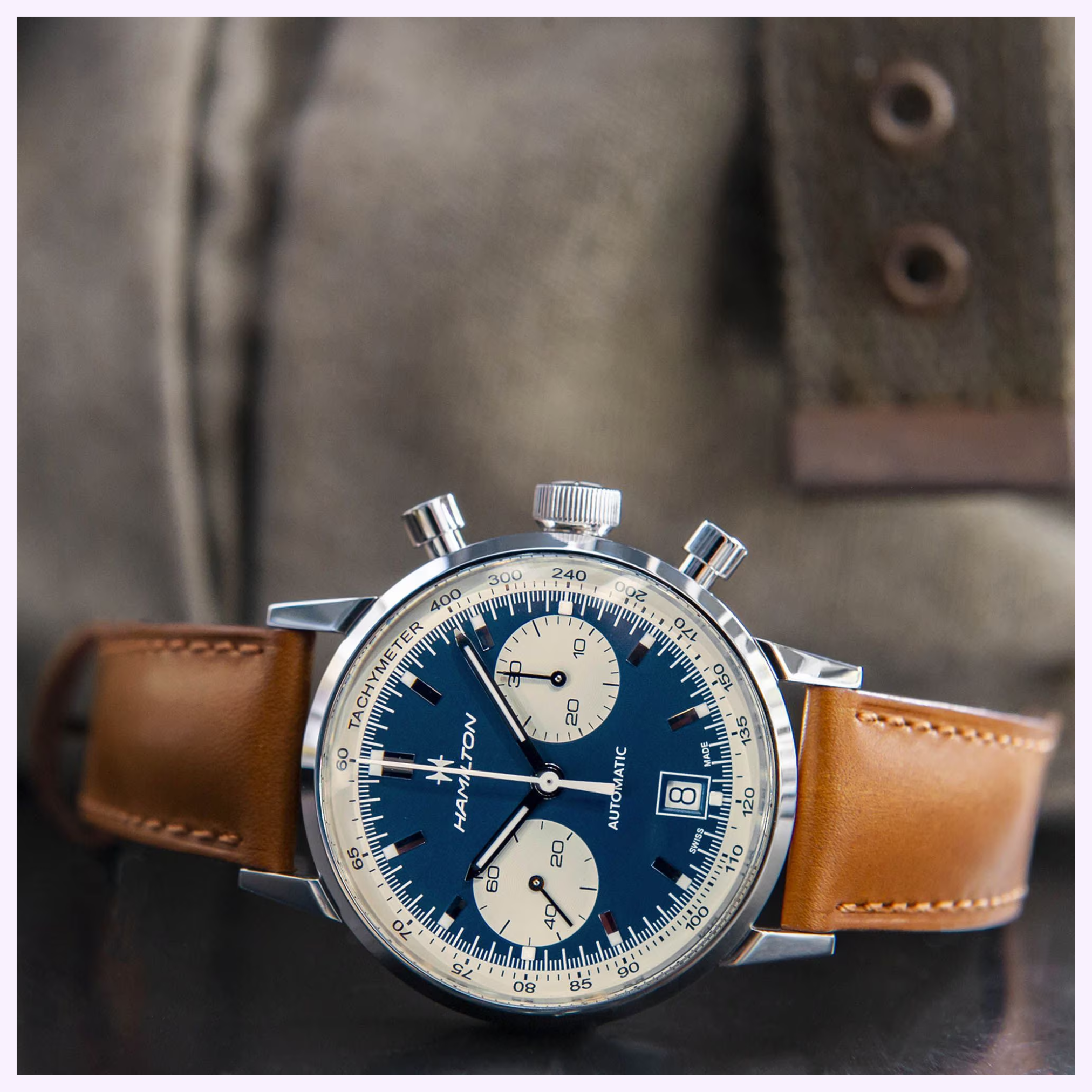 Photo View 3 Hamilton watches  American Classic Intra-Matic Auto Chrono H38416541