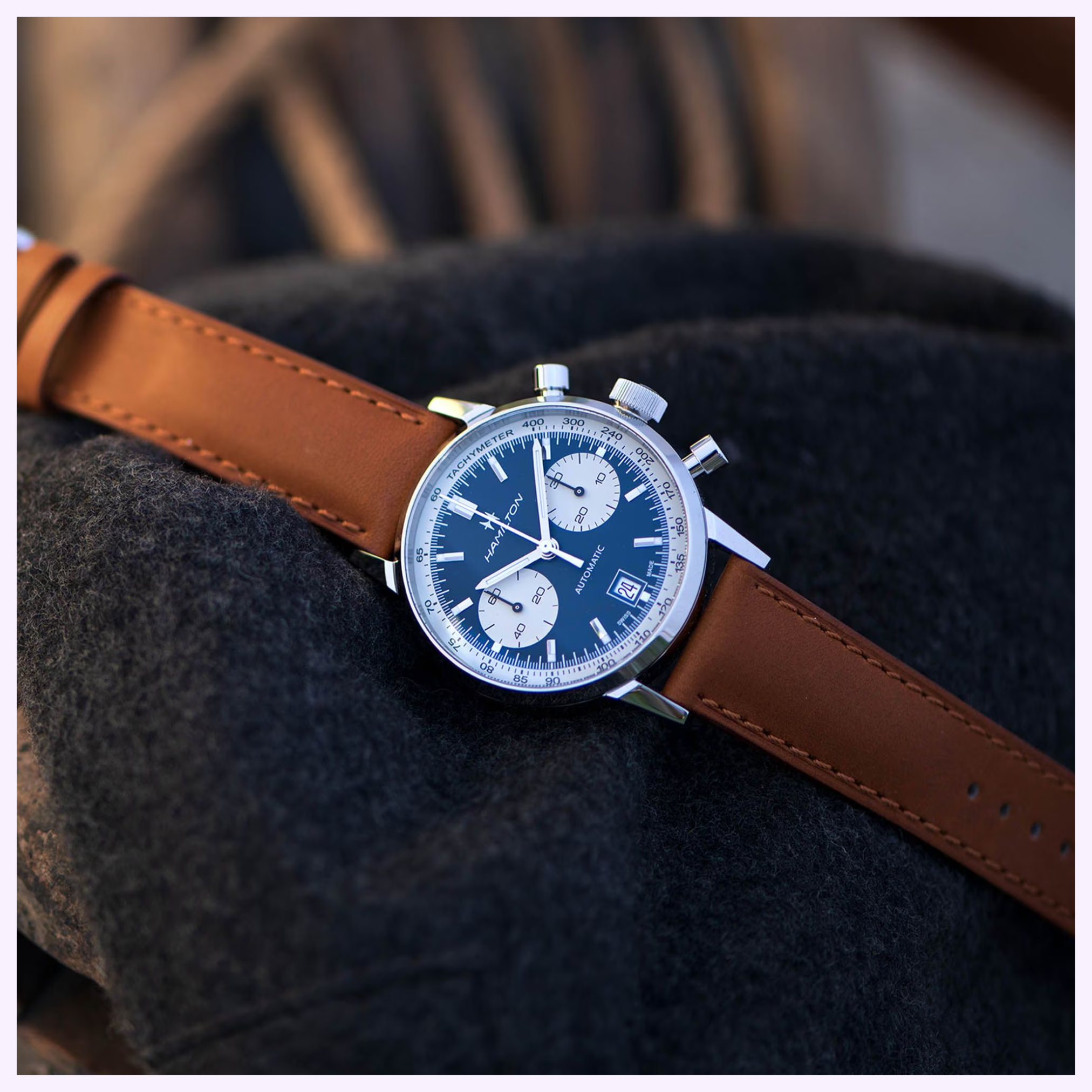 Photo View 5 Hamilton watches  American Classic Intra-Matic Auto Chrono H38416541