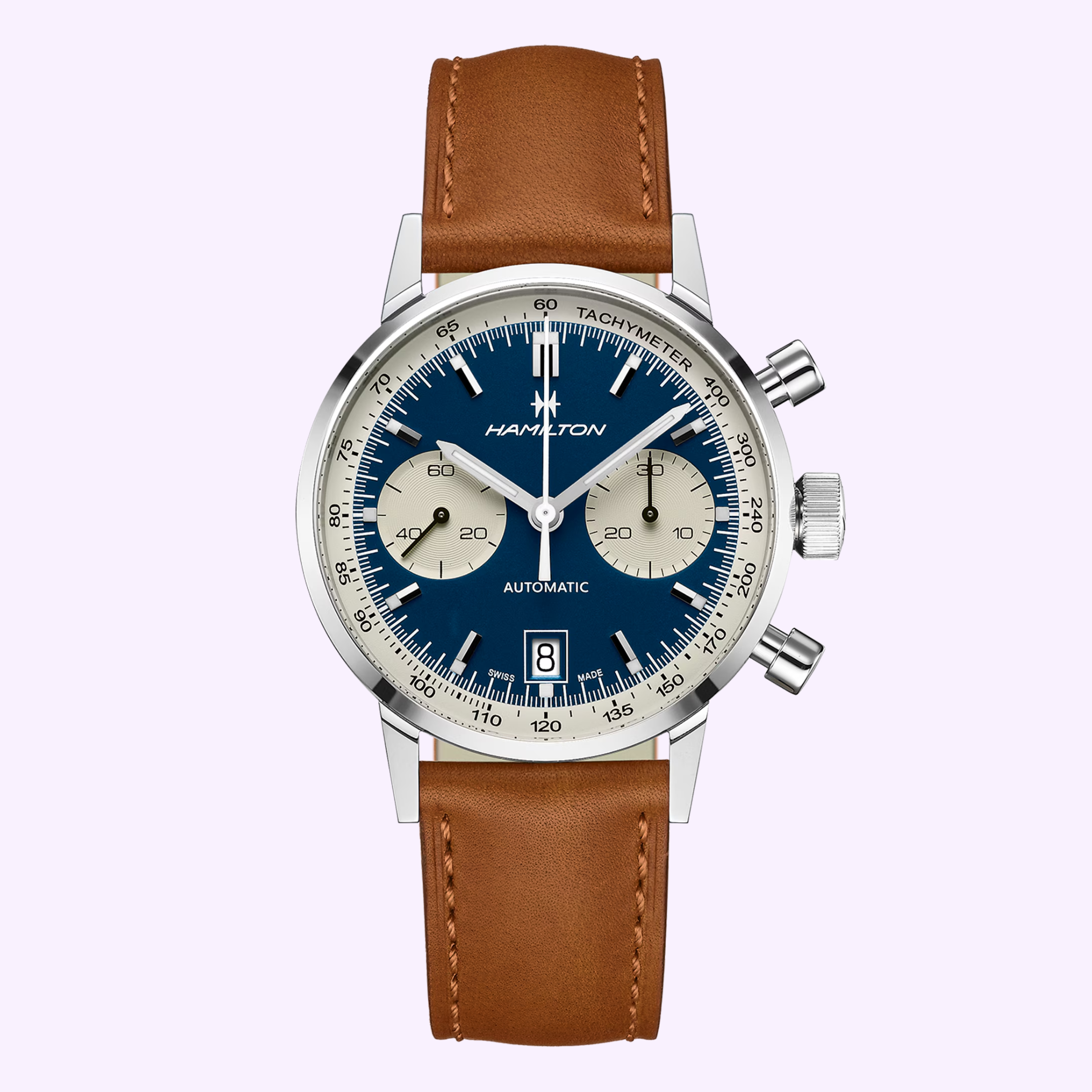 Front View Hamilton watches  American Classic Intra-Matic Auto Chrono H38416541