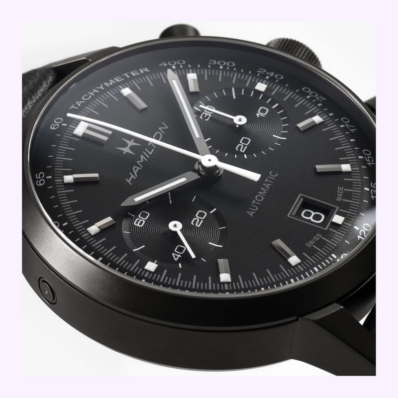 Hamilton watches American Classic Intra-matic Auto chrono H38446730  Upc: 7630458804948