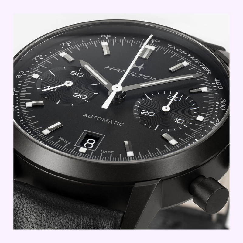 Hamilton watches American Classic Intra-matic Auto chrono H38446730  Upc: 7630458804948