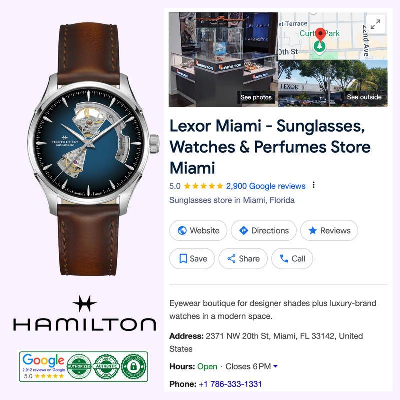 Relógios Hamilton JAZZMASTEROPEN HEART AUTO H32675540