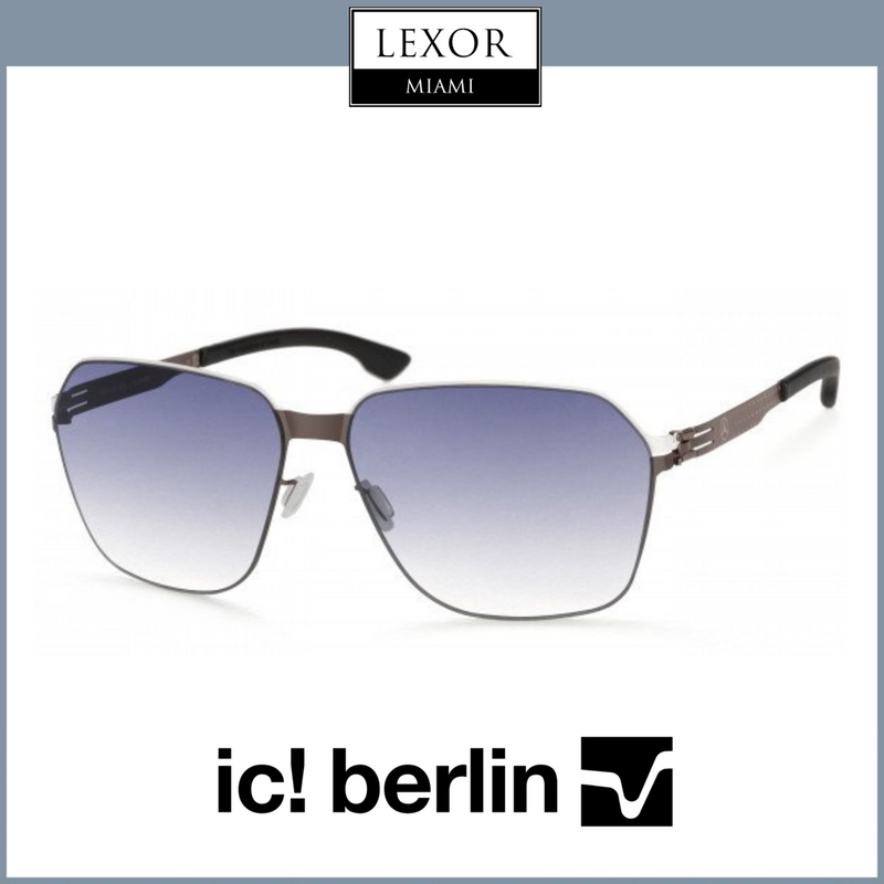 Ic! Berlin MB 04 White Pop Graphite Unisex Sunglasses