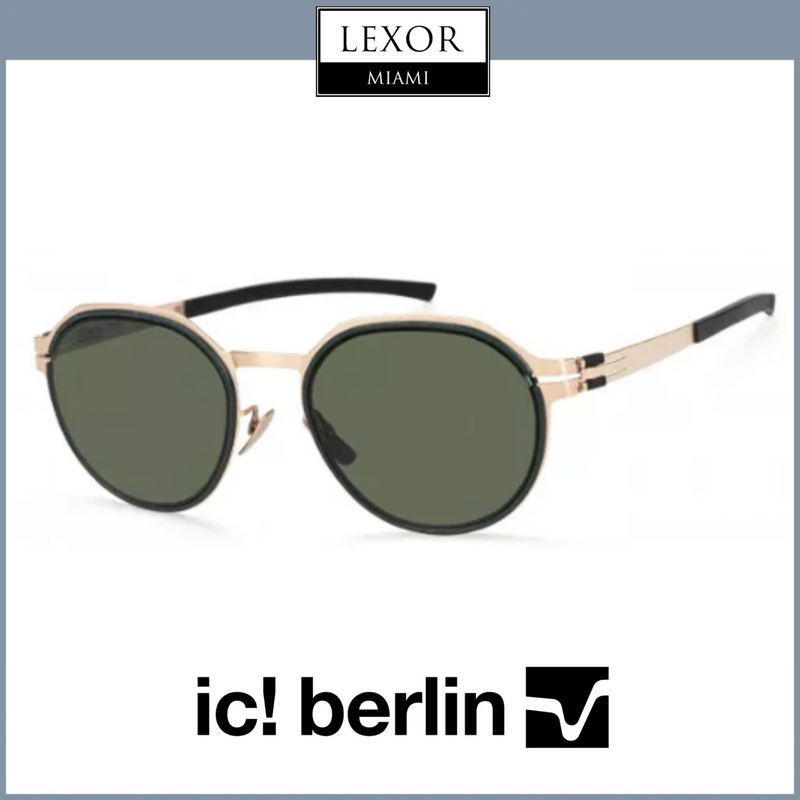 Ic! Berlin T 120 Champagne Ivy Green Unisex Sunglasses