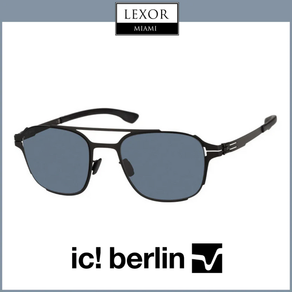 Ic! Berlin Eden gla00000000000000106 Black Grey Unisex Sunglasses