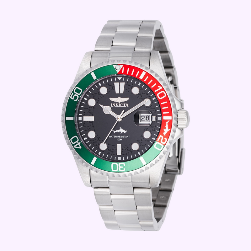Invicta Men's 44706 Pro Diver Quartz 3 H