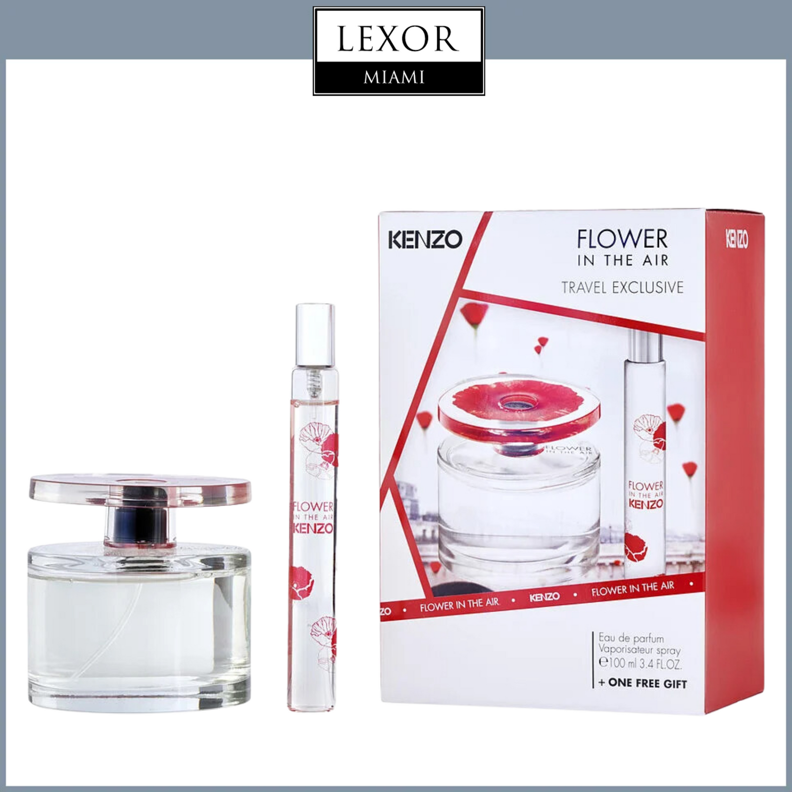 Kenzo Flower In The Air EDP Sp EDP Sp Women Travel Set