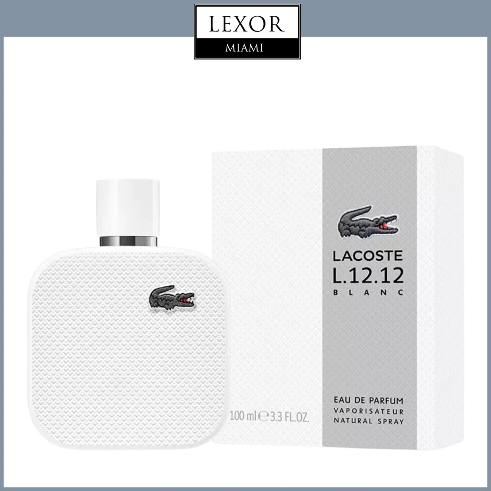 LACOSTE L.12.12 BLANC 50ml 2本セット Lacoste Gift Set Lacoste Eau De Lacoste L.12.12 Blanc By