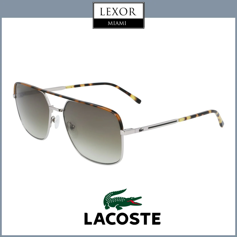 Lacoste L227S 038 Light Grey 59 Unisex Sunglasses – Lexor Miami Lacoste L227S 038 Light Grey 59 Unisex Sunglasses – Lexor Miami