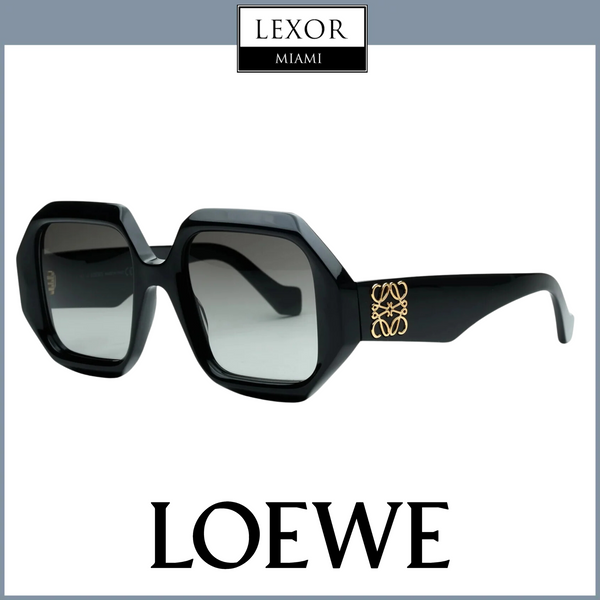 Loewe LW40056U 01B 54 Women Sunglasses