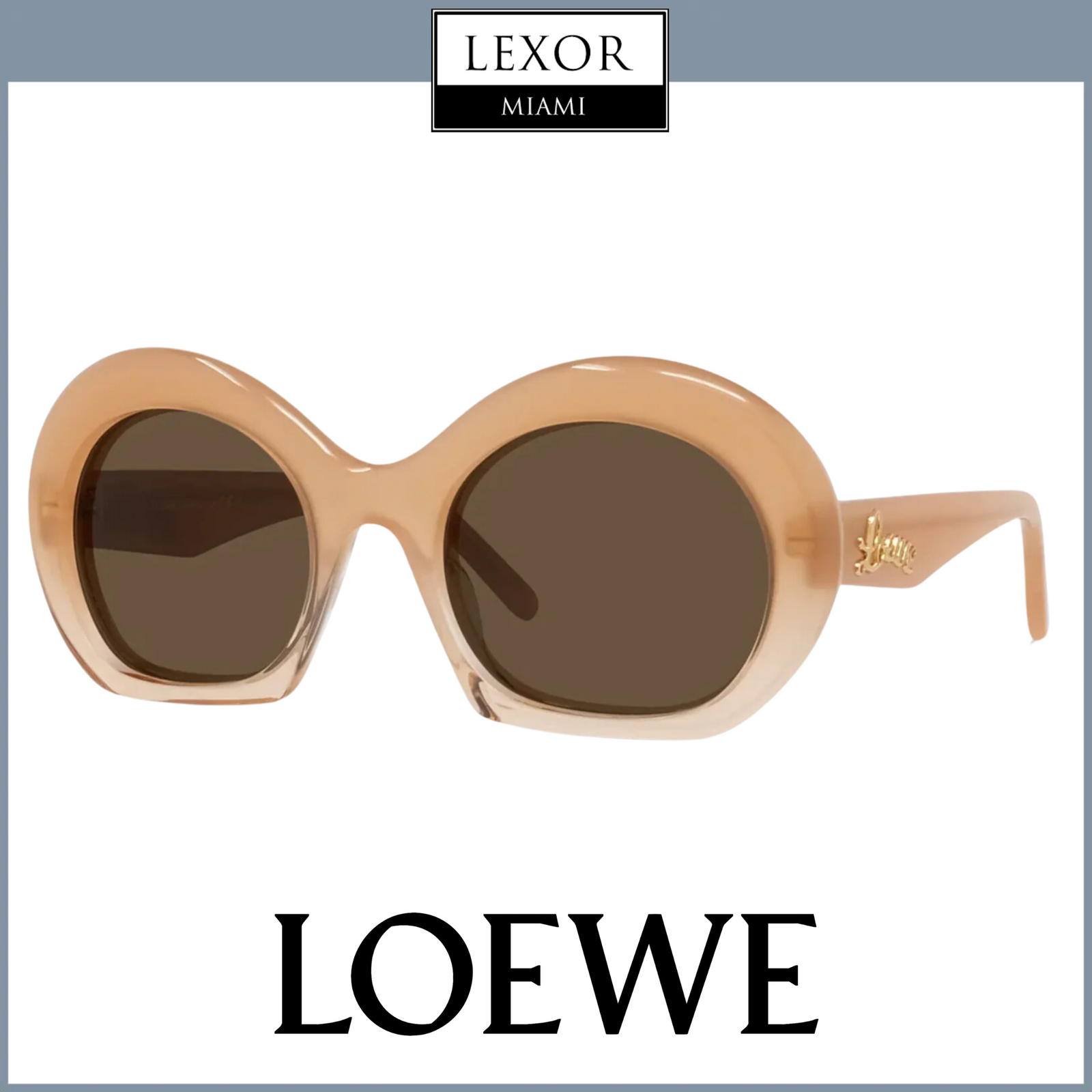 スペインブランド　ＬOE WE Loewe LW40077I 5472E Women Sunglasses – Lexor Miami